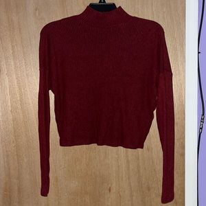 Garage turtleneck, dark red